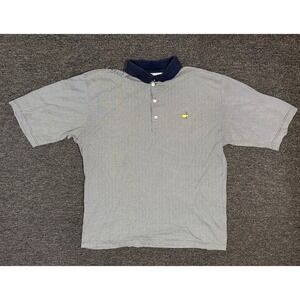 Masters Augusta National Golf Shop Polo Shirt Men's Large Striped